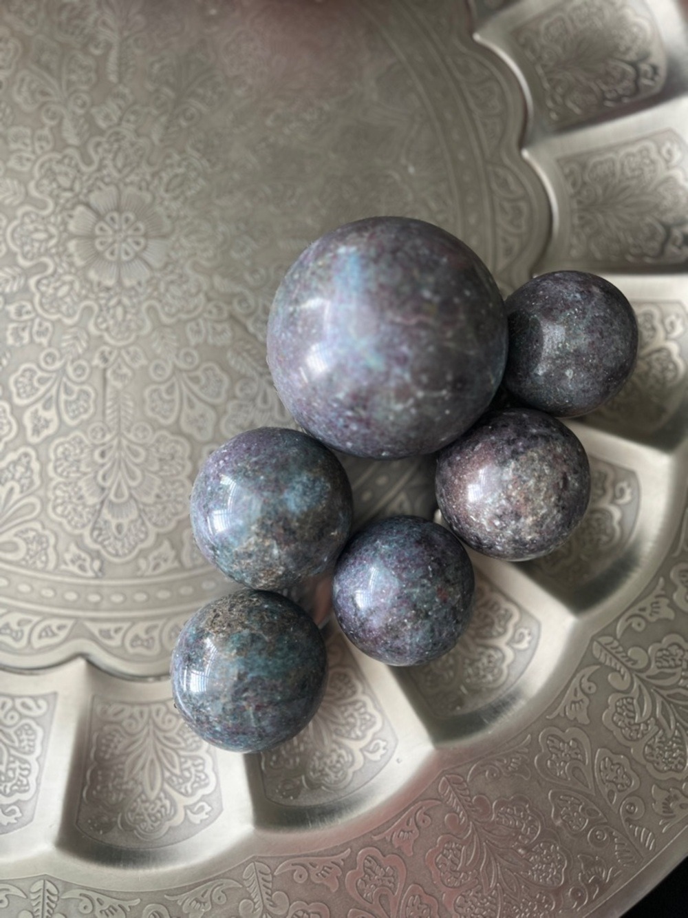 Ruby Kyanite Sphere - Picture 4 of 4